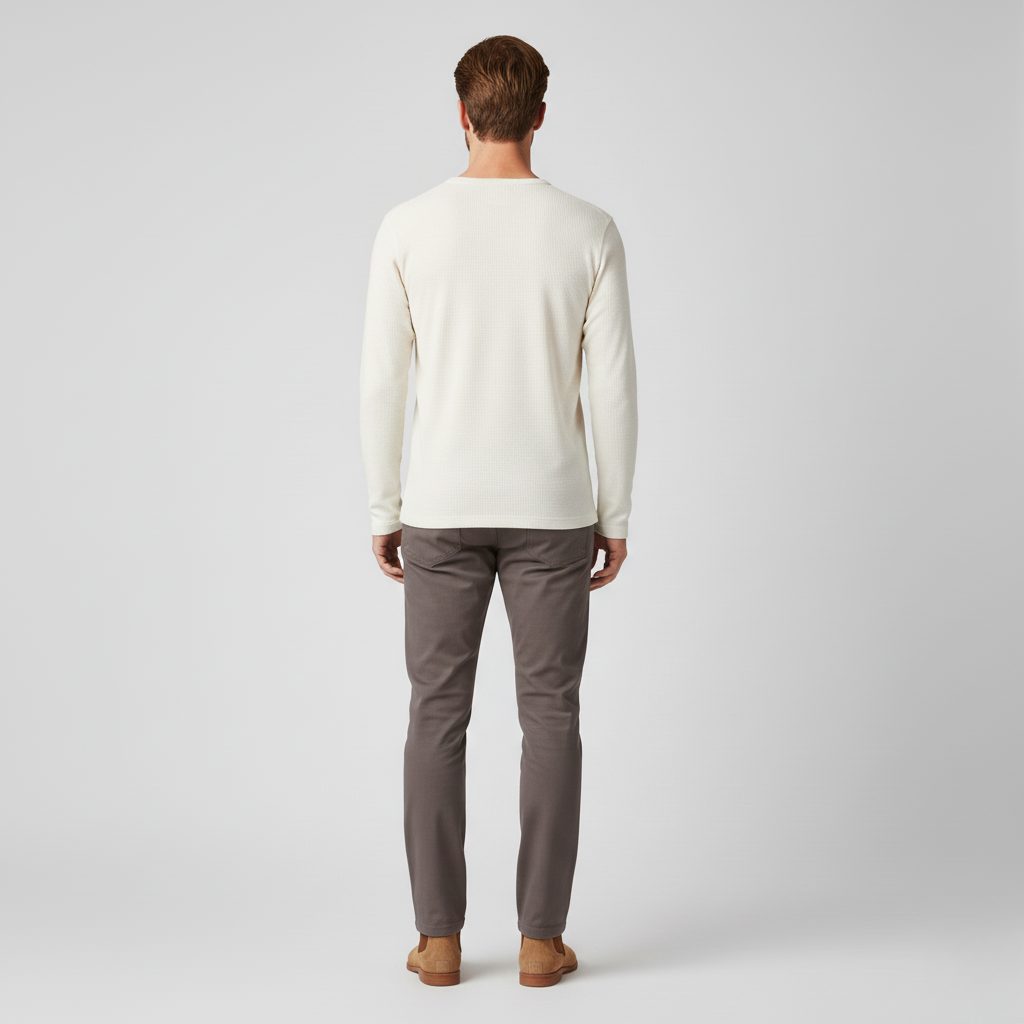 Men's Waffle-Knit Top