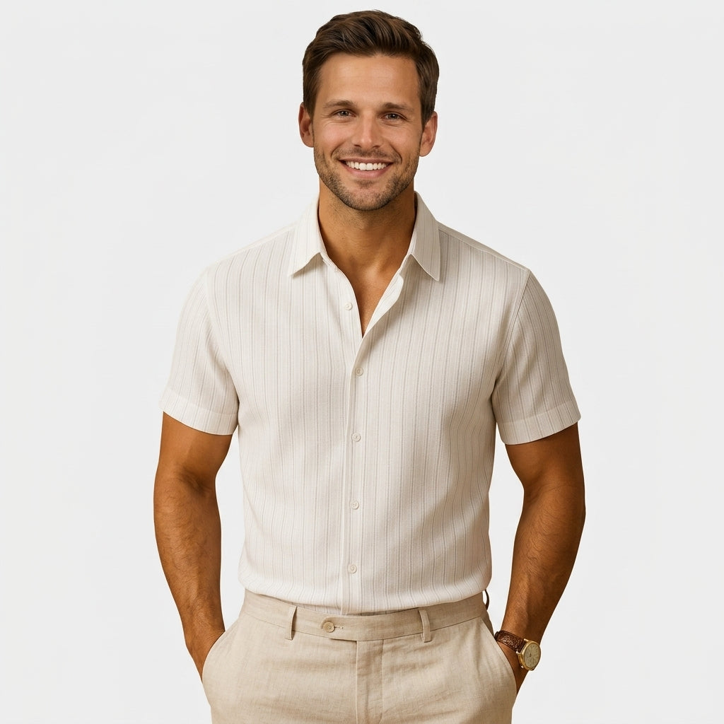 Men’s Short Sleeve Button-Up Shirts