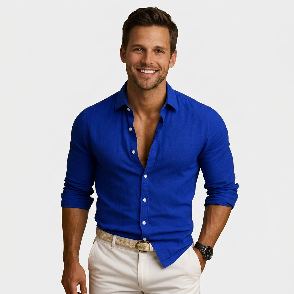 Men’s Lightweight Button-Down Shirt