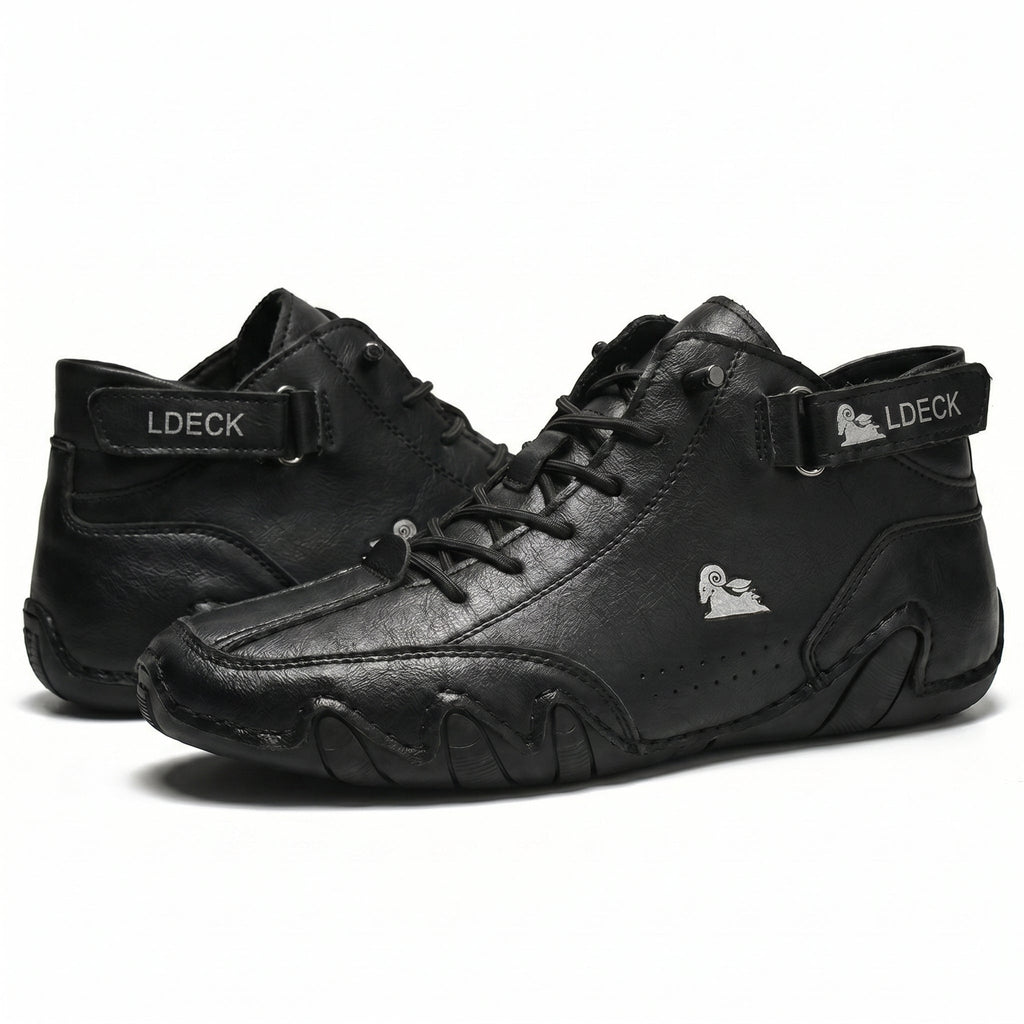 Men Lace Up Ankle Shoes