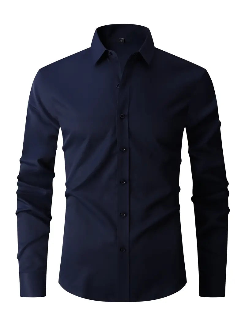 Men Long Sleeve Dress Shirt