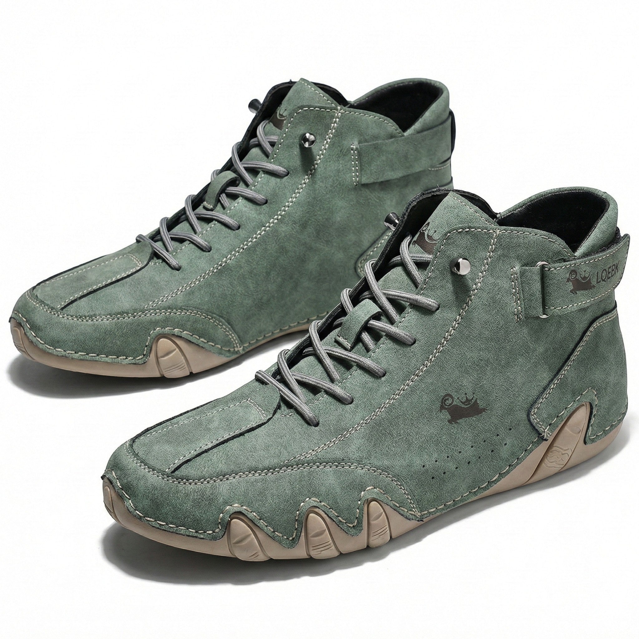 Men Lace Up Ankle Shoes