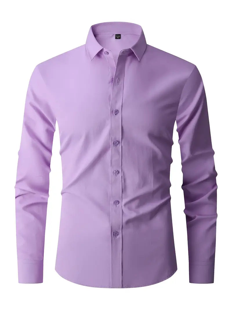 Men Long Sleeve Dress Shirt