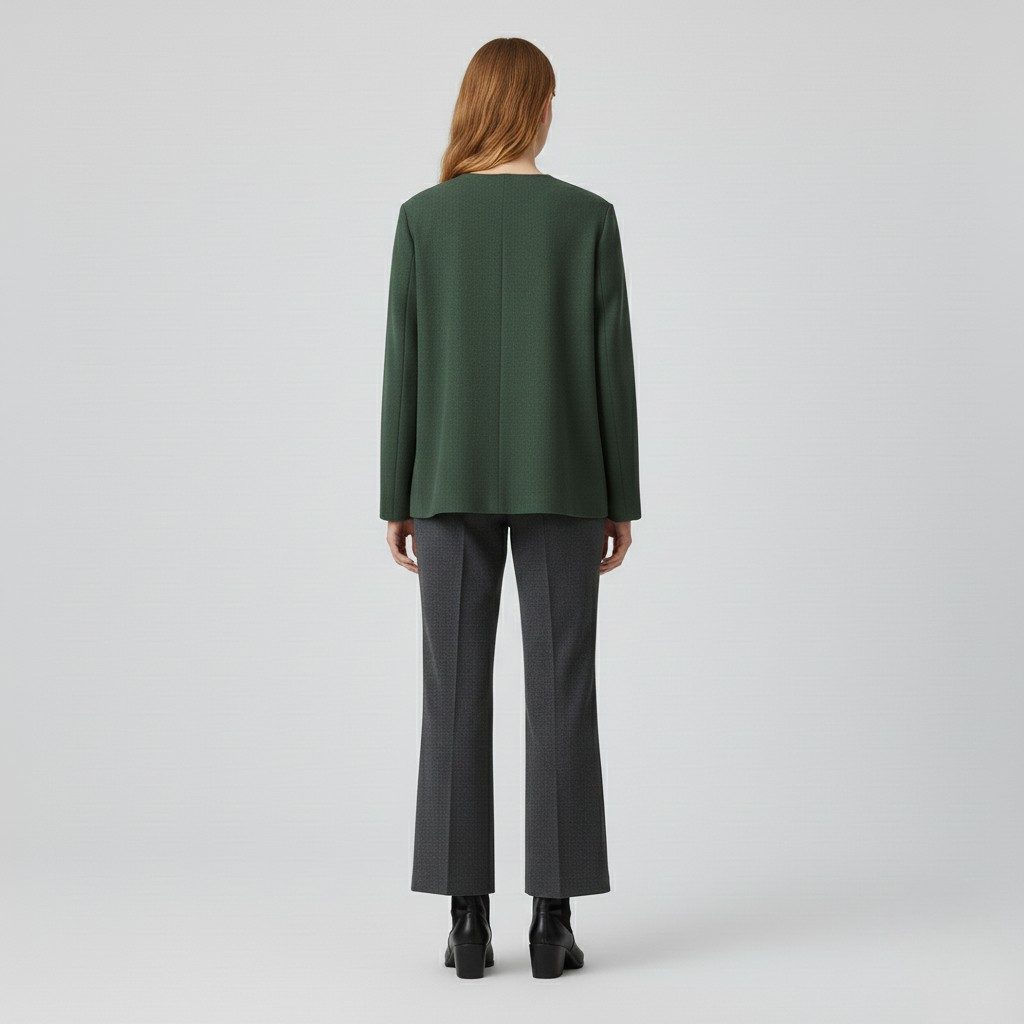 Women's Collarless Jacket