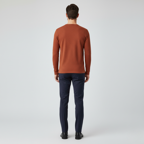 Men's Long-Sleeve Knit Tee