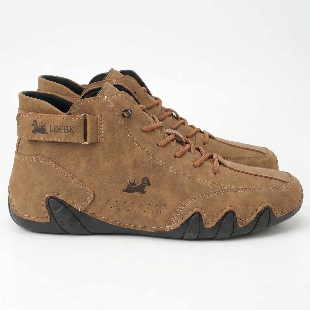 Men Lace Up Ankle Shoes