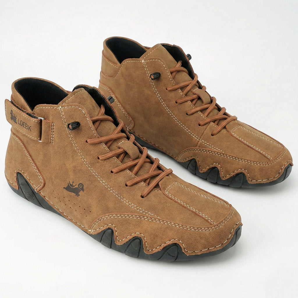 Men Lace Up Ankle Shoes