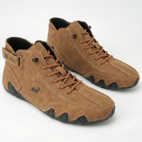 Men Lace Up Ankle Shoes