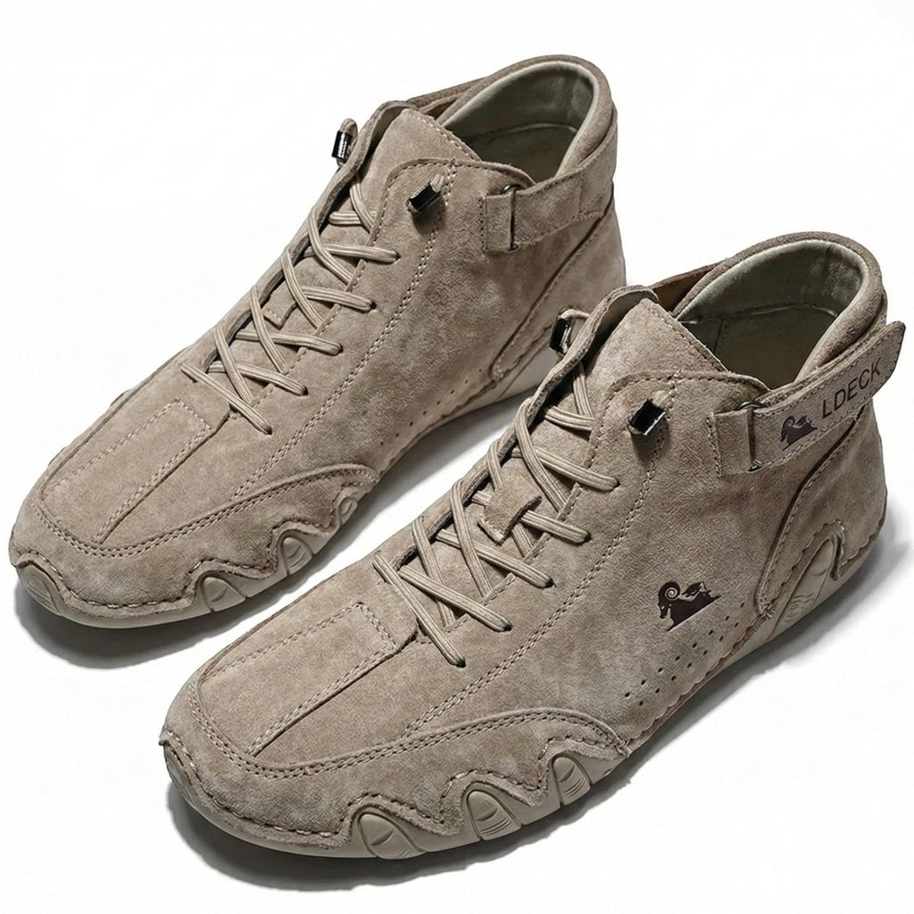 Men Lace Up Ankle Shoes