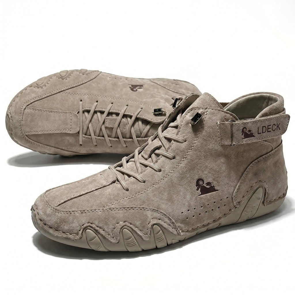 Men Lace Up Ankle Shoes