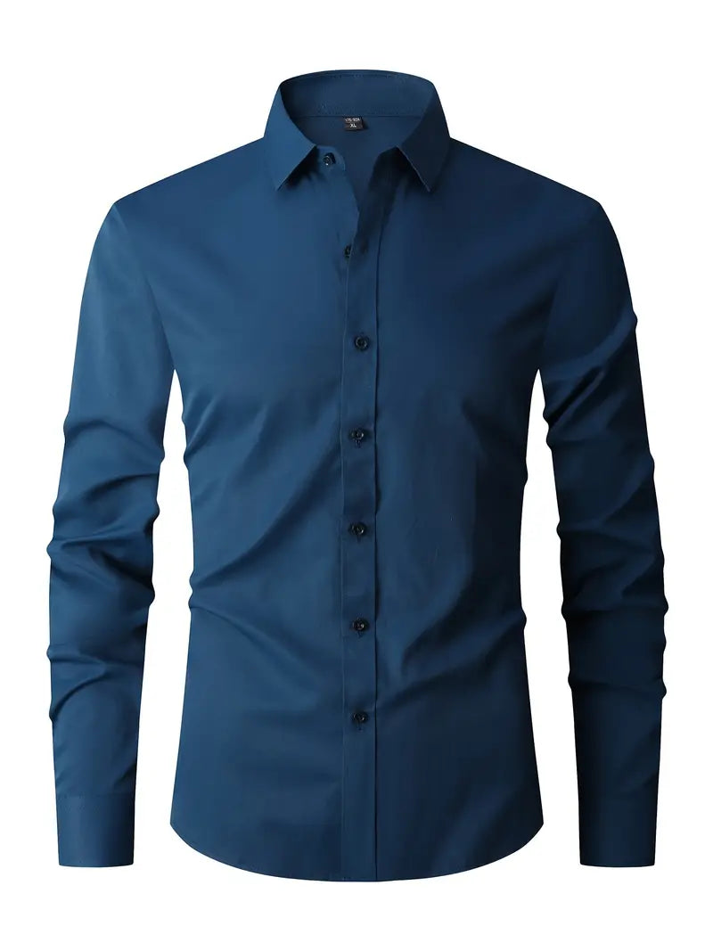 Men Long Sleeve Dress Shirt