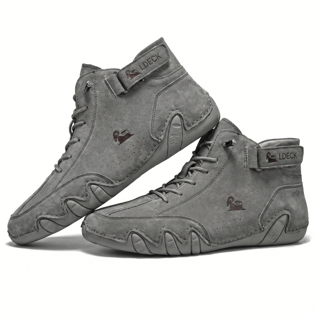 Men Lace Up Ankle Shoes