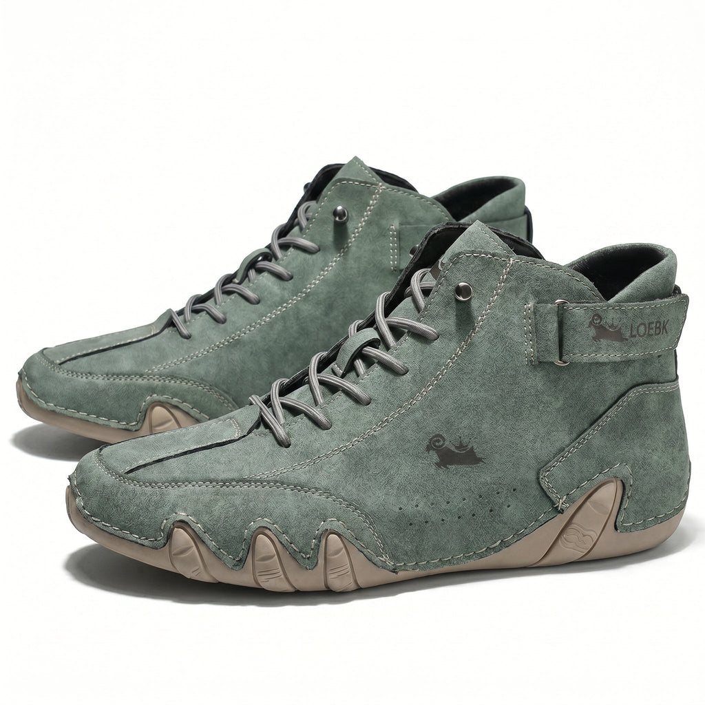 Men Lace Up Ankle Shoes