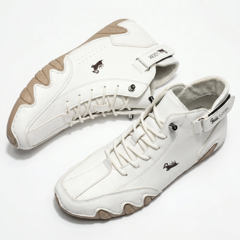 Men Lace Up Ankle Shoes