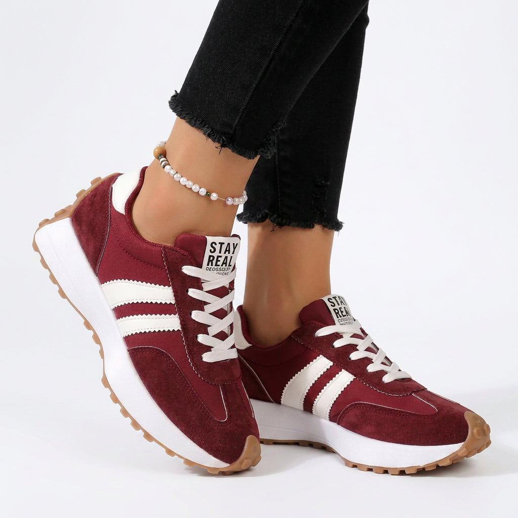 Women Lace Up Sneakers