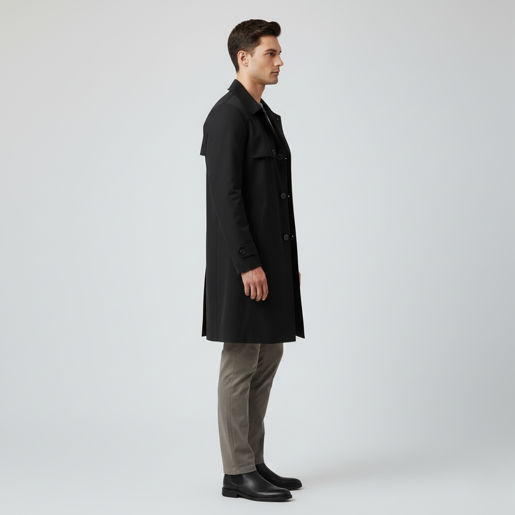 Men's Mid-Length Lightweight Coat