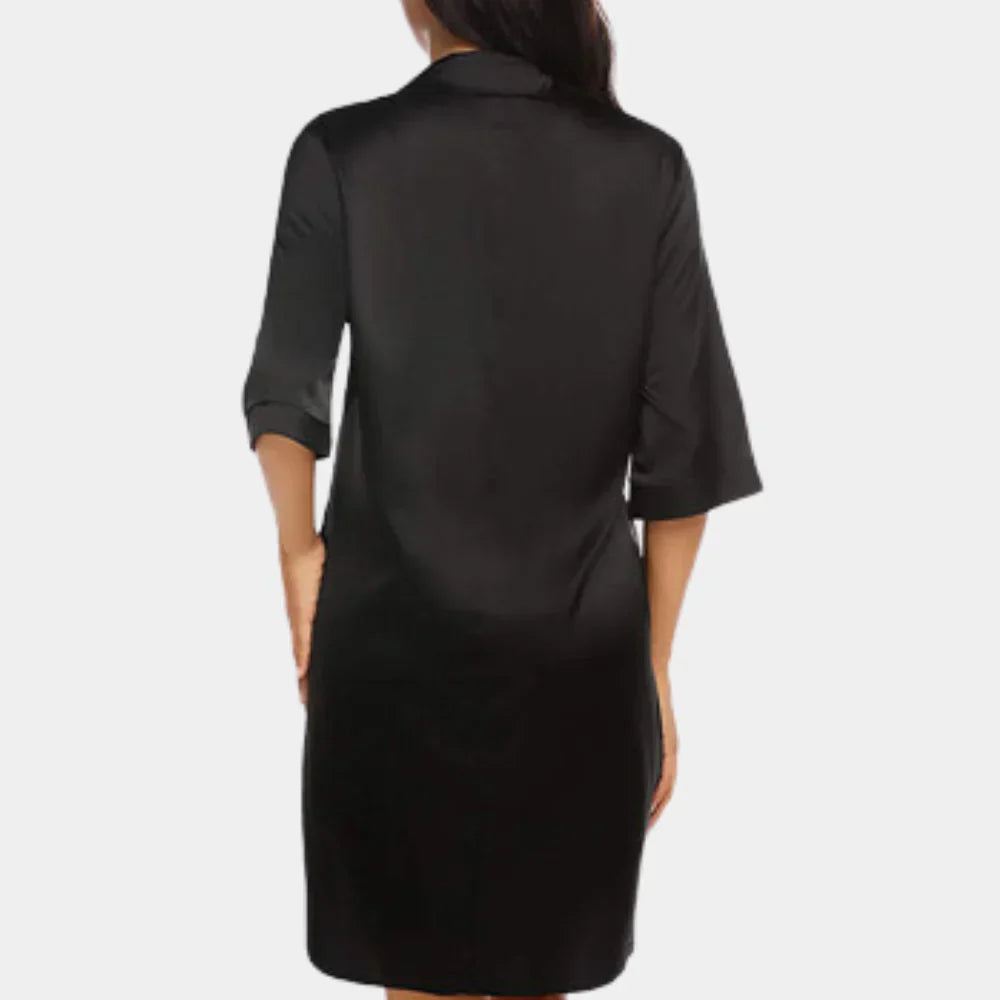 Women Button Front Shirt Dress