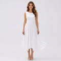 Sleeveless Pleated Midi Dress Women