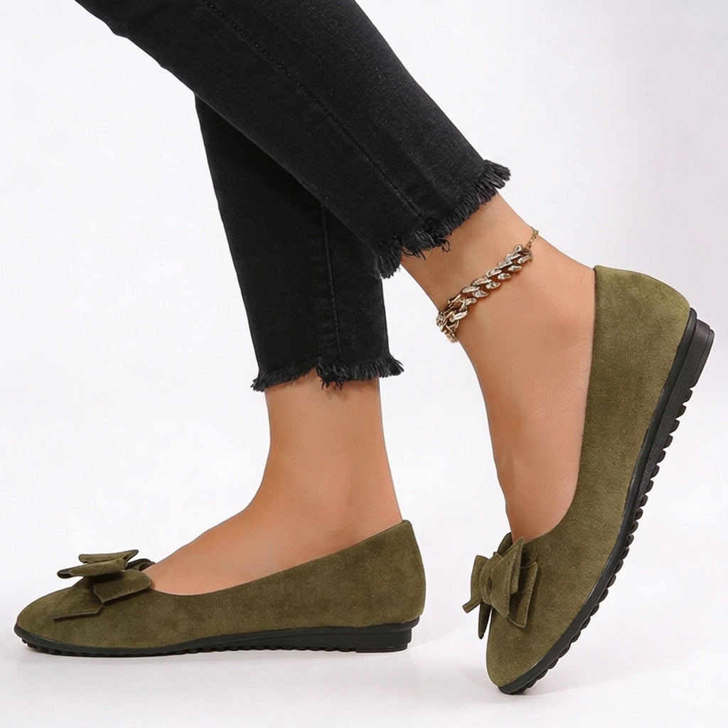 Women Bow Ballet Flats