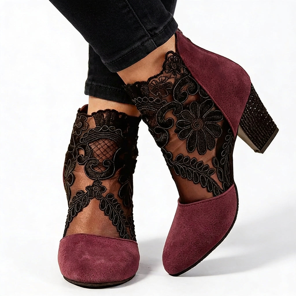 Women Lace Ankle Boots