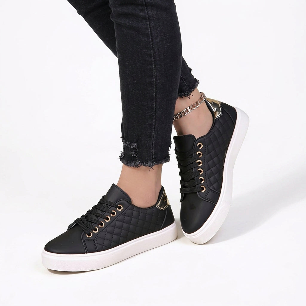 Women Quilted Sneakers