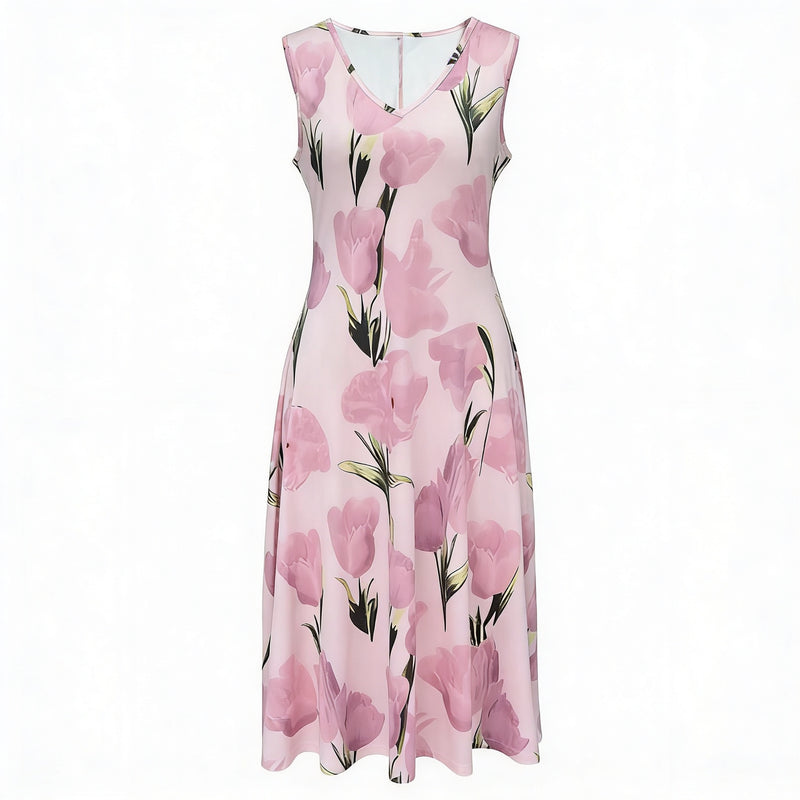 Women Floral Dress and Jacket Set