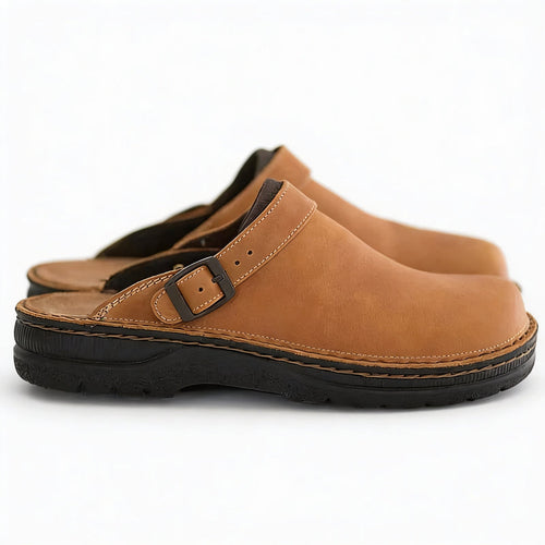 Men Buckle Clogs