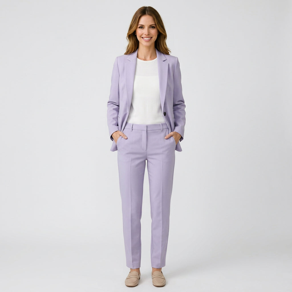 Women’s Two Piece Pants Suit Tailored Fit - Blazer Set