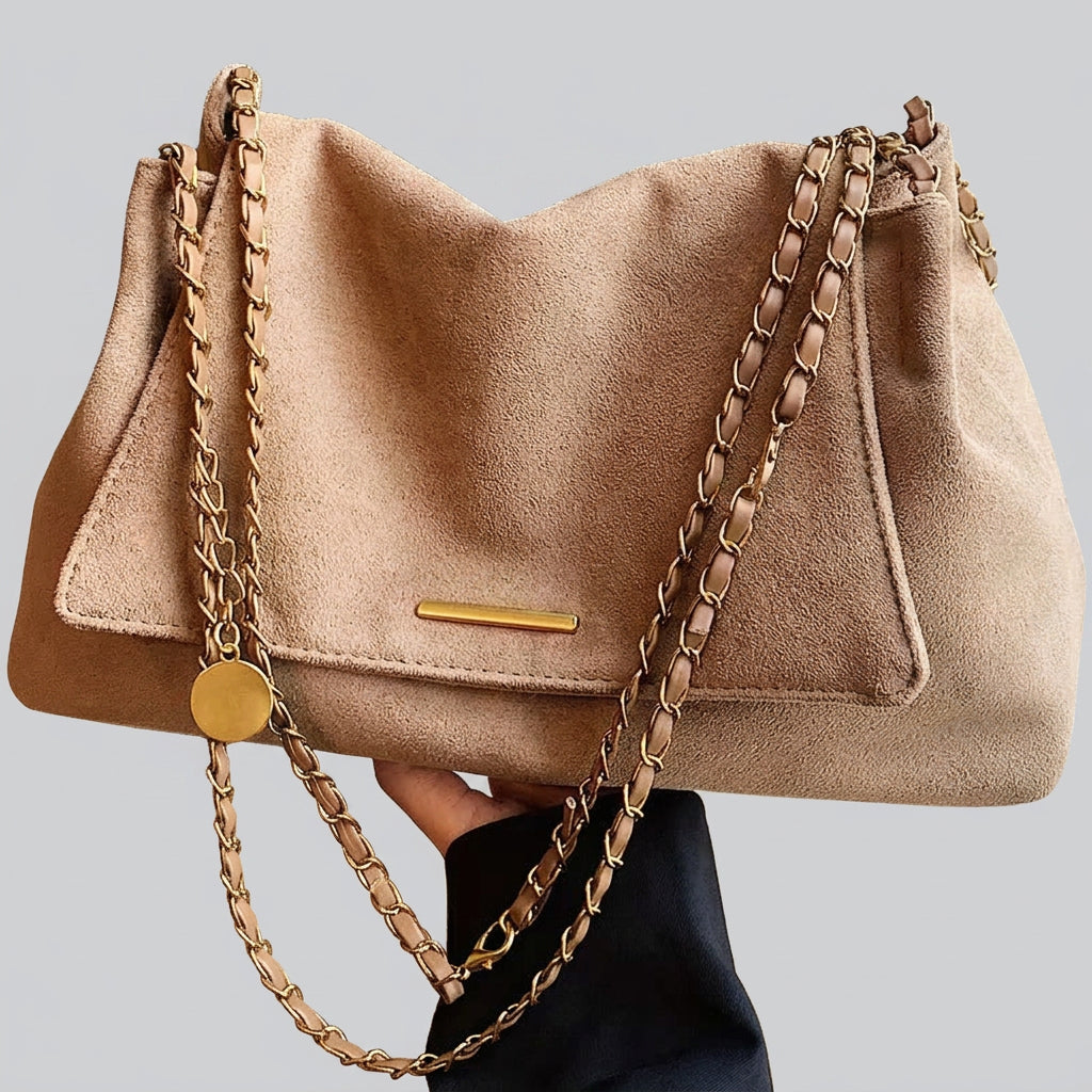 Women Suede Chain Shoulder Bag