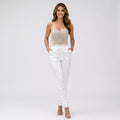 Women Strapless Embellished Jumpsuit
