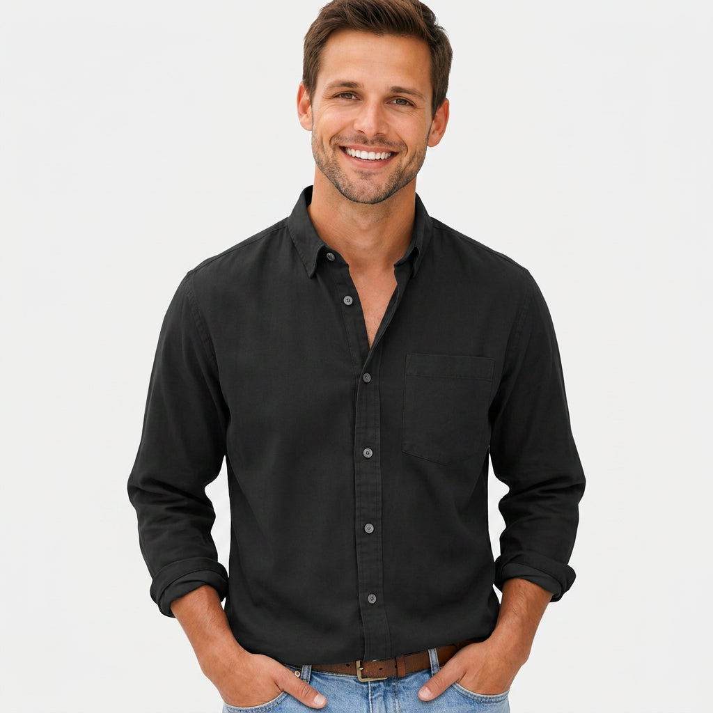 Men’s Long Sleeve Button-Up Shirt