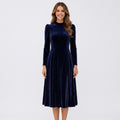 Velvet Midi Dress Women