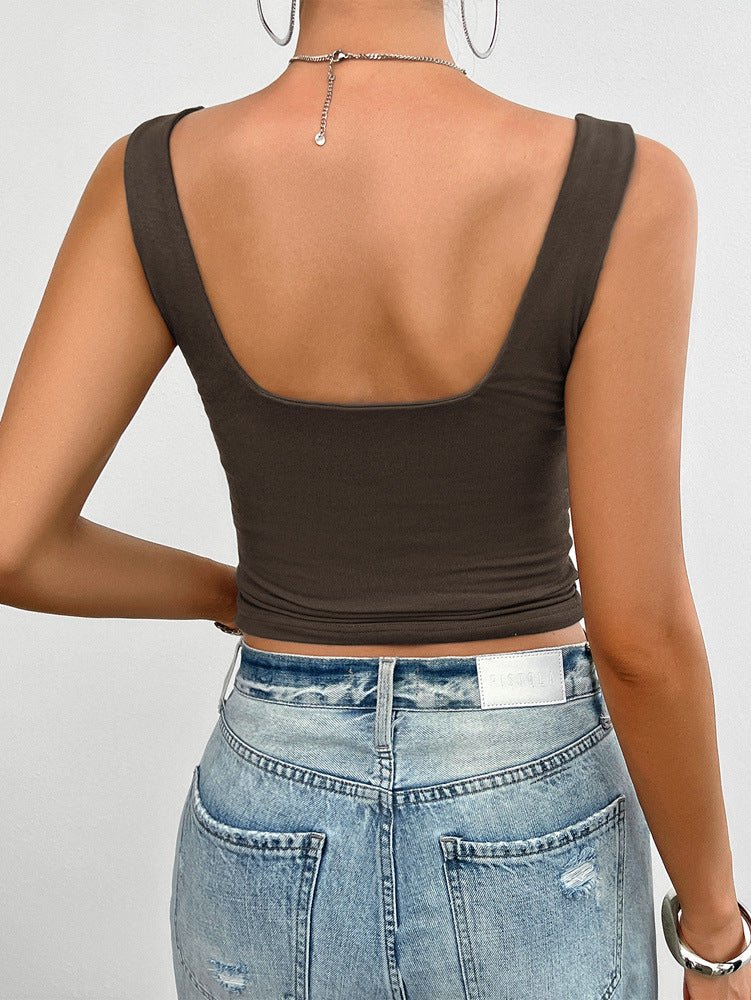 Women Ruched Tank Top