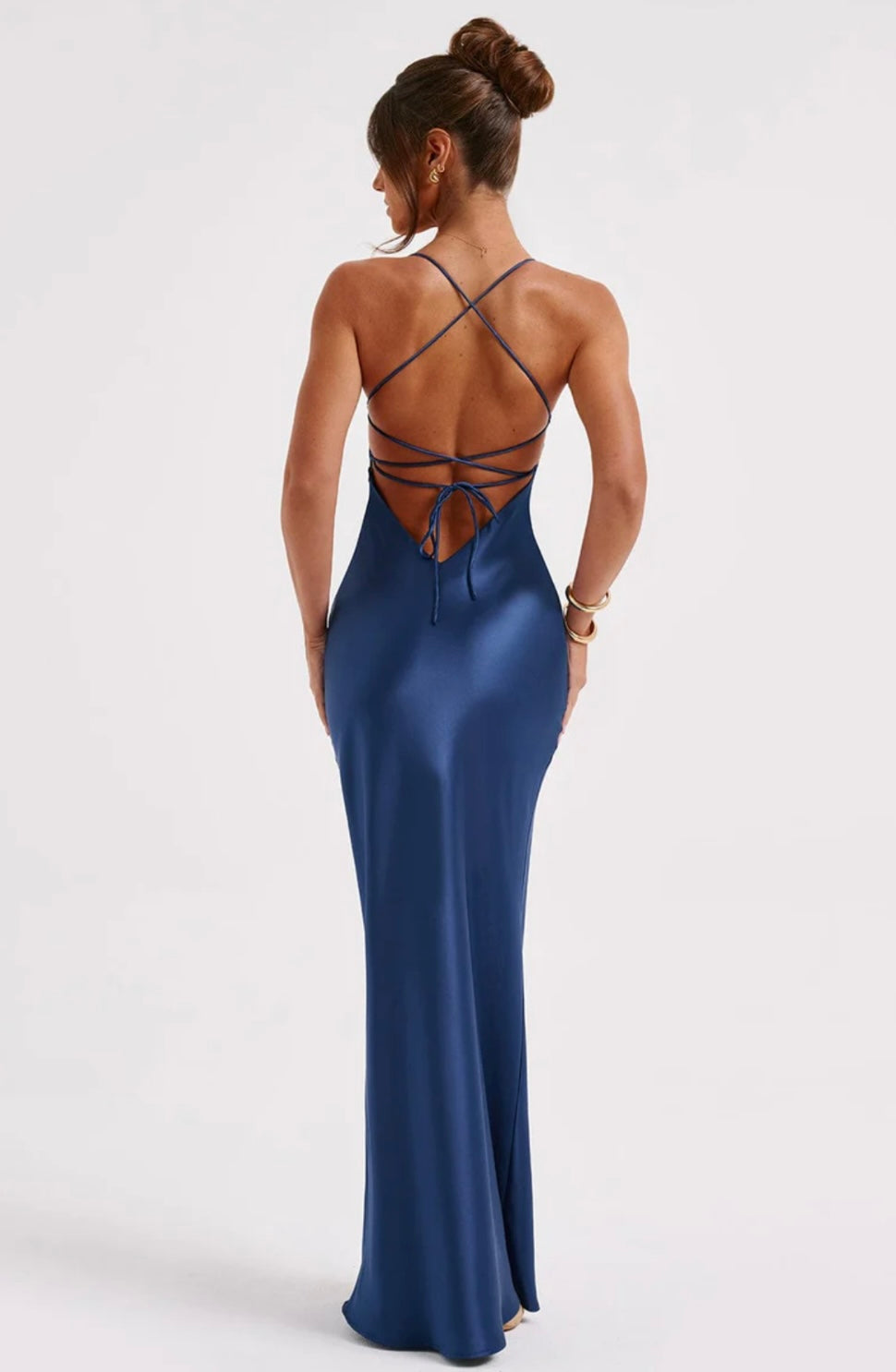 Women Spaghetti Strap Maxi Dress
