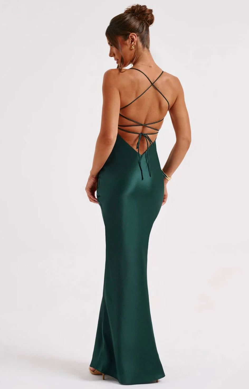 Women Spaghetti Strap Maxi Dress