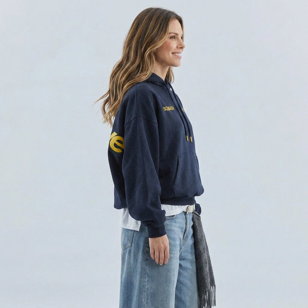 Women’s Pullover Hoodie Kangaroo Pocket – Relaxed Casual Sweatshirt
