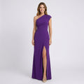 Women’s One Shoulder Maxi Dress High Split – Formal Occasion Dress