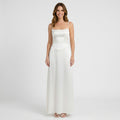 Women’s Maxi Dress Square Neck – Sleeveless Occasion Dress