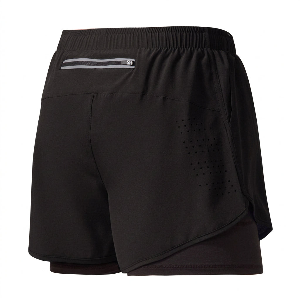 Men 2-in-1 Athletic Shorts