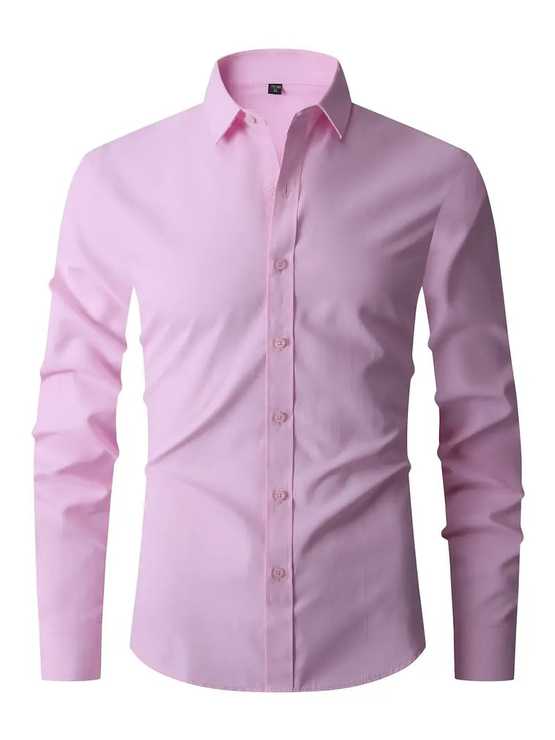 Men Long Sleeve Dress Shirt