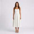 Women Spaghetti Strap Midi Dress
