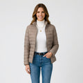 Women’s Puffer Jacket Zip Front – Lightweight Quilted Jacket