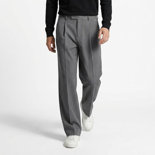 Men Pleated Dress Pants