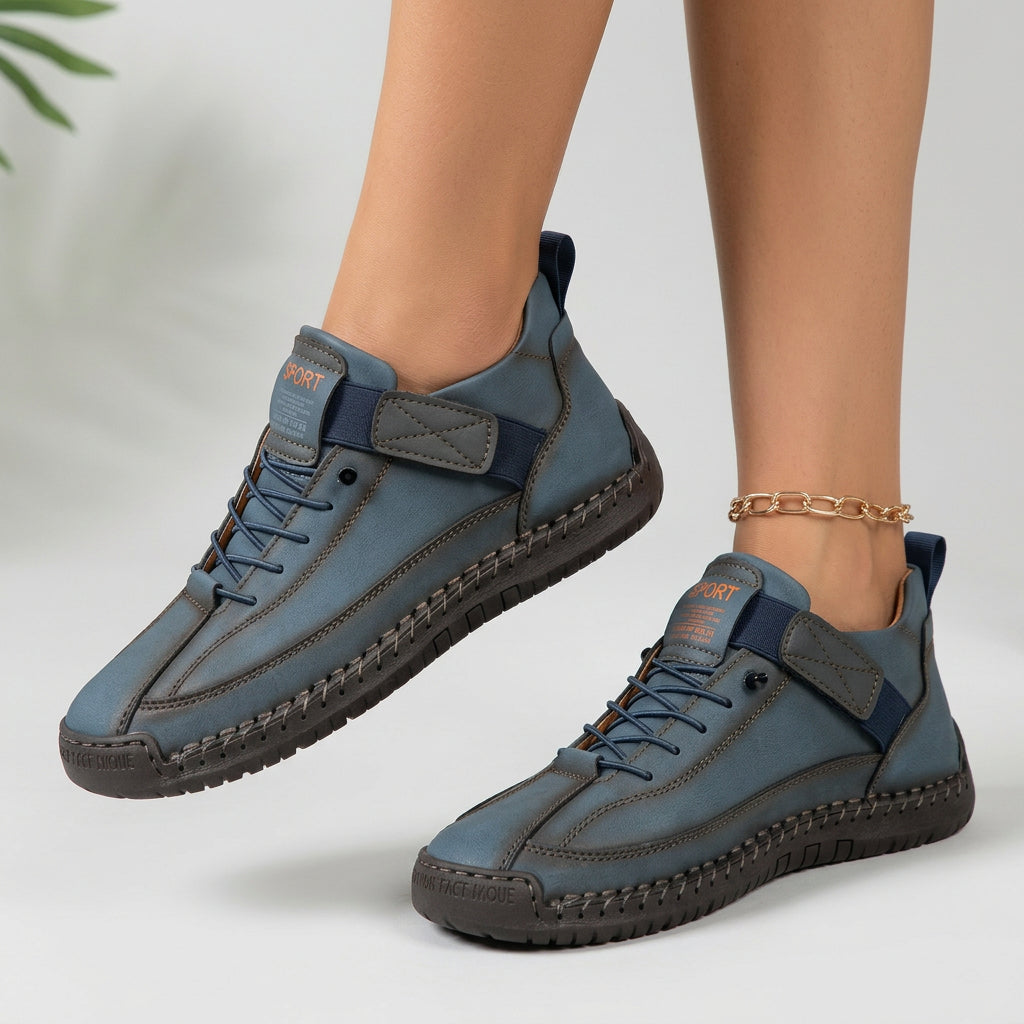 Women’s Lace Up Walking Shoes – Casual Comfort Sneakers