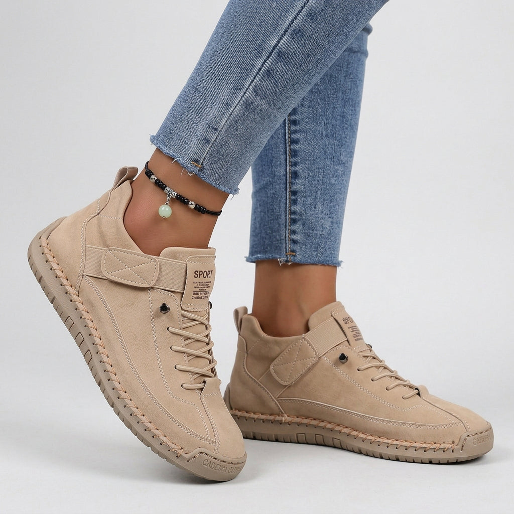 Women’s Lace Up Walking Shoes – Casual Comfort Sneakers