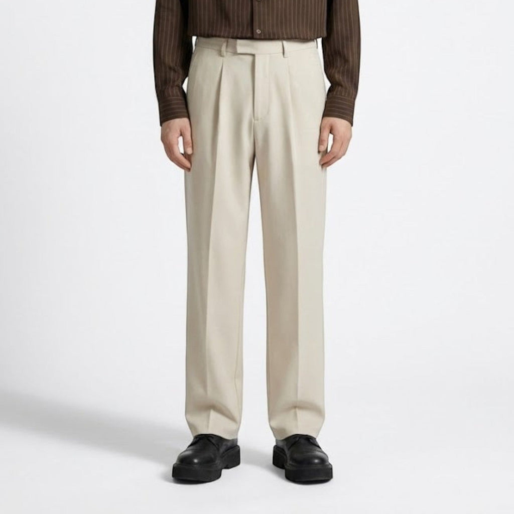 Men Pleated Dress Pants