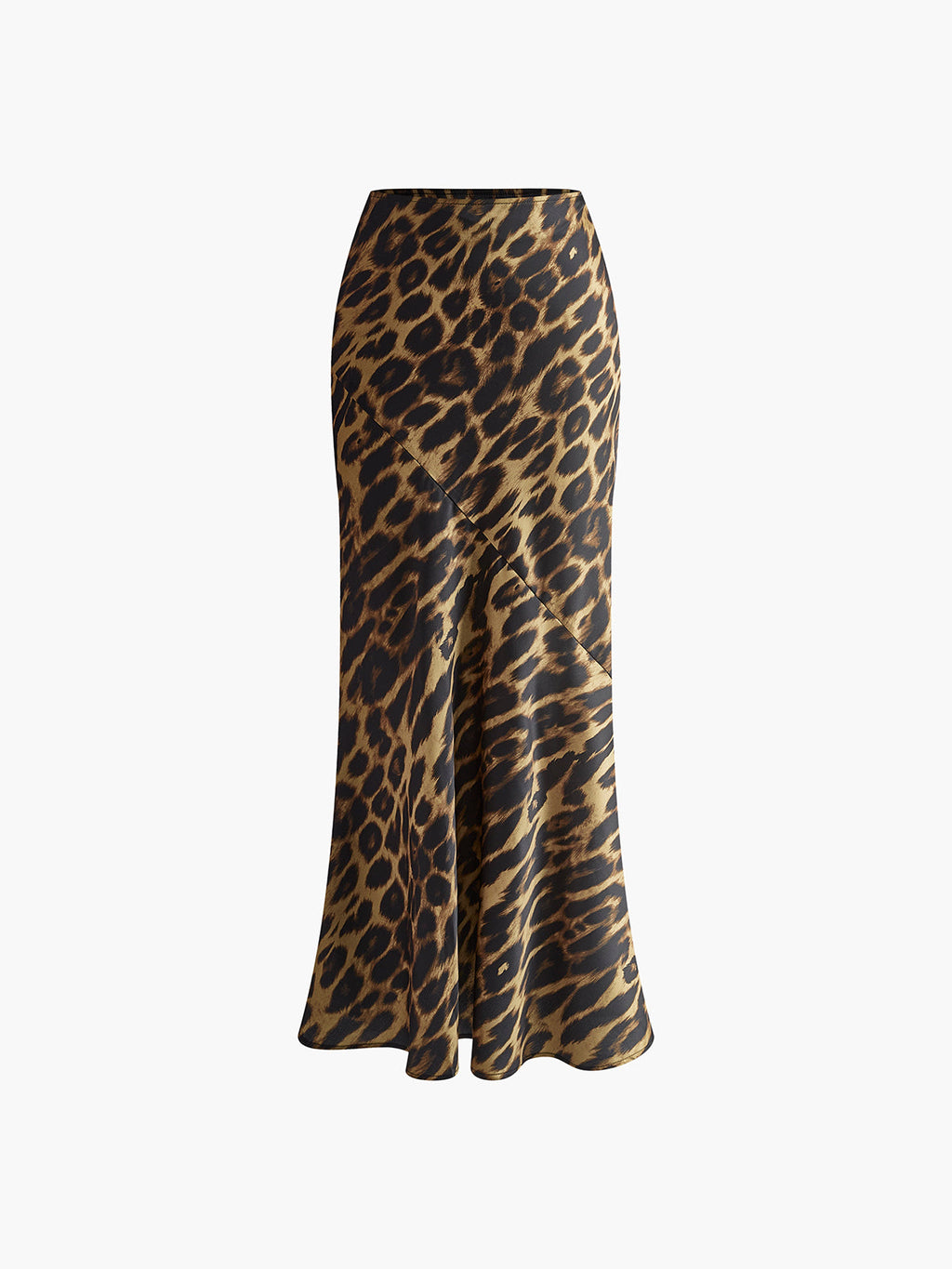 Women Leopard Print Maxi Skirt