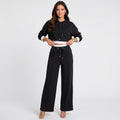 Women Two Piece Hoodie Set Wide Leg Pants Casual Everyday