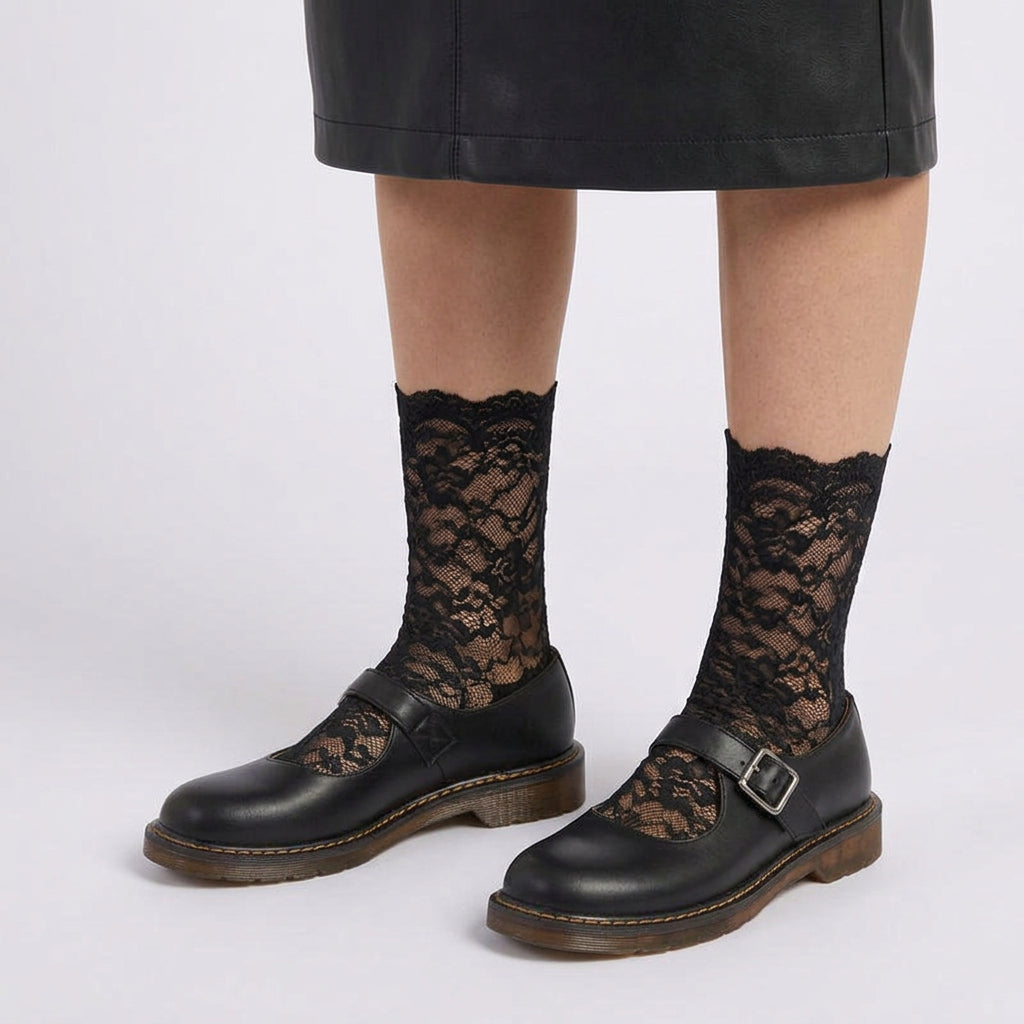 Women’s Mary Jane Shoes Buckle Strap – Casual Flat Shoes
