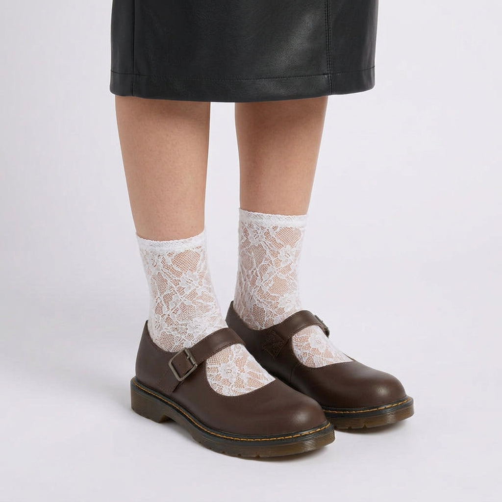 Women’s Mary Jane Shoes Buckle Strap – Casual Flat Shoes